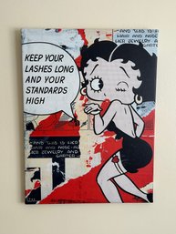 Betty Boop Canvas Print