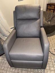 Grey Microfiber Recliner