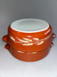 Vintage Pyrex Autumn Harvest Mixing Bowls