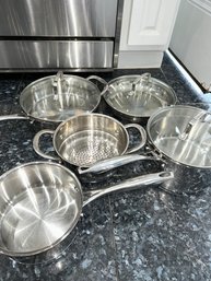 Lot Of Cuisinart Cookware Pots