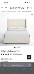 Joss & Main Tilly Upholstered King Bed