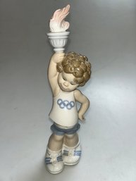 Lladro 'Olympic Puppet' Porcelain Figurine