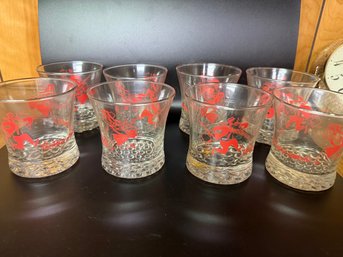 Lot Of 8 THE ROUTE OF THE DASHING COMMUTER Midcentury LIRR Glasses