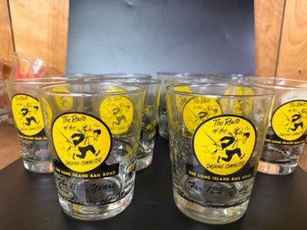 Lot Of 10 The Route Of The Dashing Commuter Midcentiry LIRR Glasses