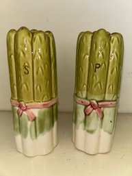 Vintage Japan Asparagus Salt& Pepper Shakers