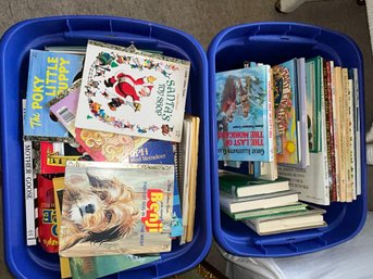 2 Bins Of Childrens Books