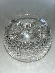Vintage Waterford Crystal Rose Bowl