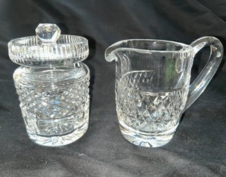 WATERFORD CRYSTAL Sugar & Creamer