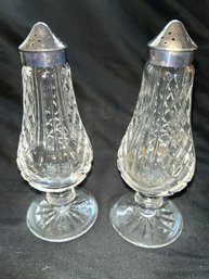 WATERFORD CRYSTAL Salt & Pepper Shakers