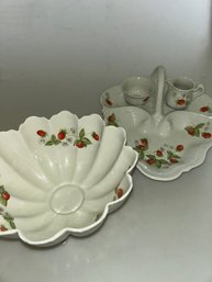 L. Bernardaud Limoges Strawberry Fine Porcelain Set