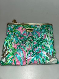 Lilly Pulitzer Water-resistant Vinyl Beach Day Pouch Set.