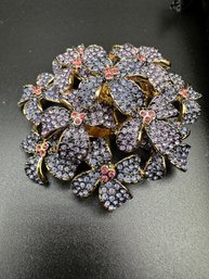 Joan Rivers Classics Collection Vintage Flower Brooch