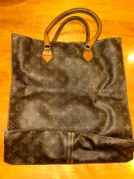 Vintage Louis Vuitton French Company Sac Plat Tote Monogram  1970s