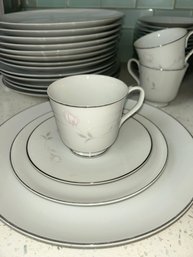 Vintage Primrose Fine China Set -Four Crown China - Japan