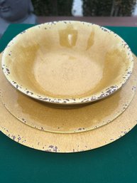 Large Set Of Outdoor Melamine Dinnerware