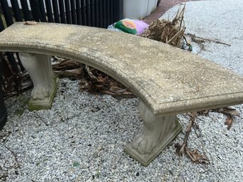Cement Garden Bench