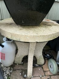 Cement Garden Table