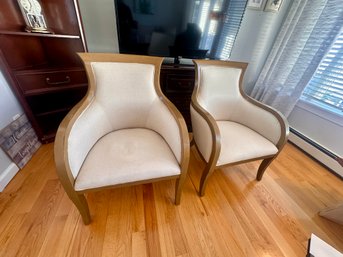 Fabric Armchair, Tan (2)