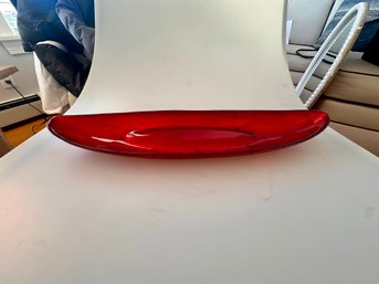 Red Glass Bowl