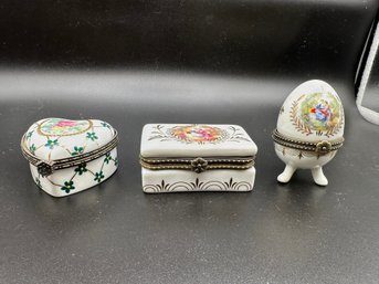 Vintage Trinket Boxes (3)