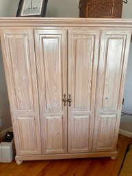 Large White Entertainment Cabinet
