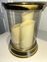 Large Cylinder Hurricane Glass