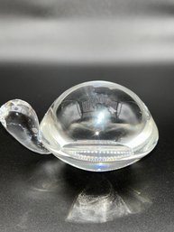 Steuben Art Glass Turtle