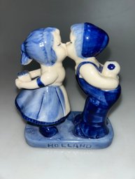 Dutch Kissing Boy And Girl