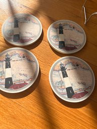 Fire Island Coasters And Holder