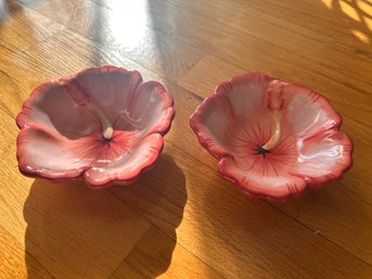 Clay Art Hibiscus Dishes