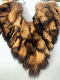 Vintage Raccoon Or Fox Tail Fur Cape