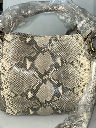 Snakeskin-embossed Handbag From  G.I.L.I.