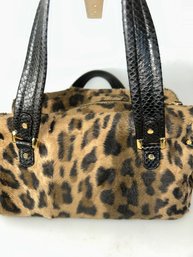 Kate Spade New York Animal Print Faux Fur Handle Bag