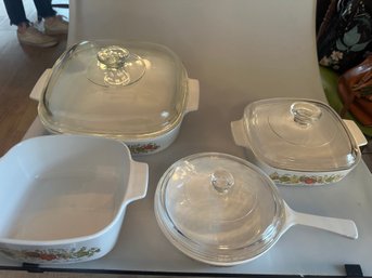 Vintage Corning Ware Spice Of Life Set.