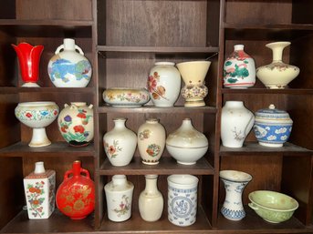 Assorted Miniature Porcelain Vases