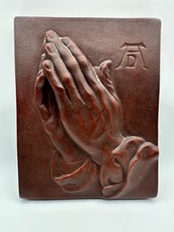 3D Sculpture Of Hands Clasped In Prayer, Praying Hands