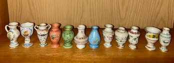 Vintage 1982 Vases  'Flowers Of The Victorian Year' The Franklin Mint,