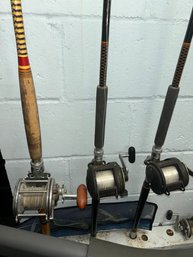 3 Fishing Rods & Reels