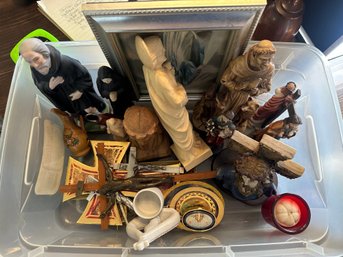 Lot Of Assorted Religious Items.