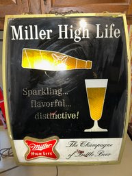 Vintage Electric Miller High Life Sign