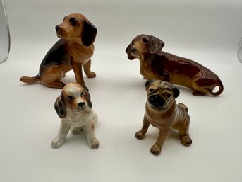 Vintage Ceramic Dog Figurines