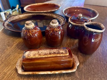 Collection Of Hull Pottery Stoneware