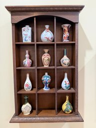 Lot Of 11 Miniature Vases By Danbury Mint