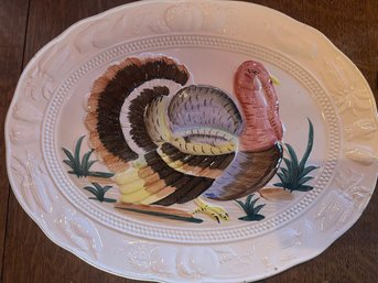 Vintage Turkey Platter