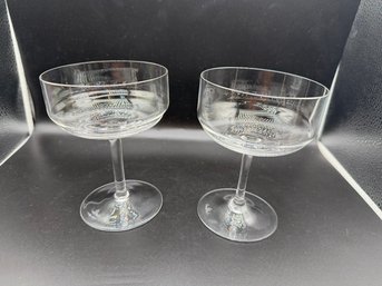 Lot Of 12 Rosenthal Crystal Coup Glasses