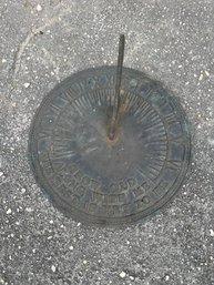 Metal Sundial