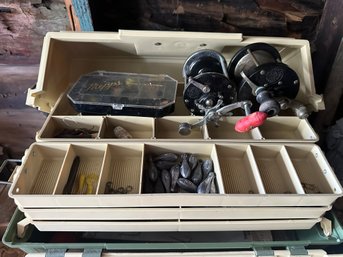 Large Lot Of Fishing.  Rods Reels More.