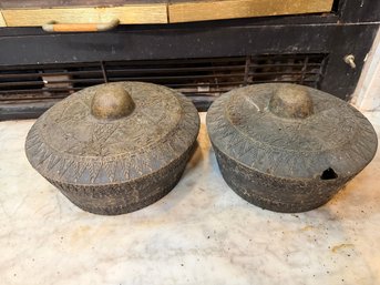 Traditional Southeast Asian / Filipino Kettle Gongs WITHOUT Wooden Mallet. LOT D