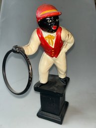 Jockey Cast Iron Doorstop