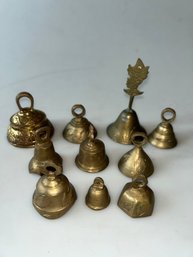 Lot Of Small Brass Bells